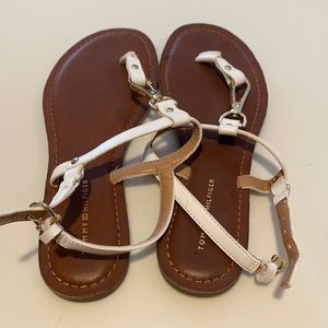 Tommy Hilfiger White Sandals Size 6